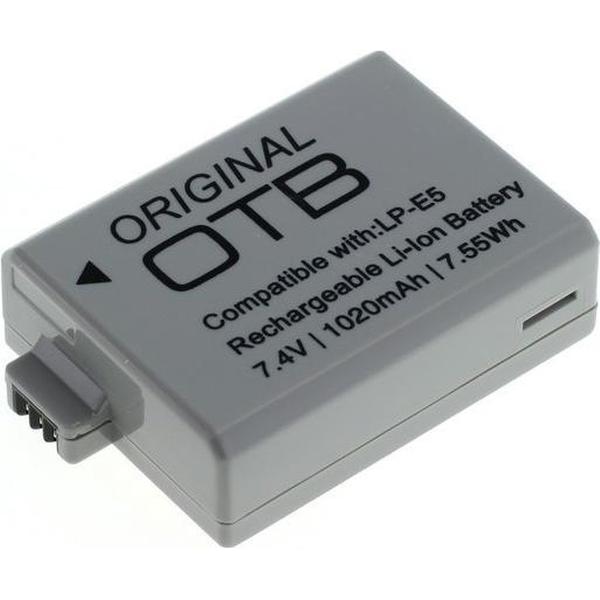 OTB Accu LP-E5 voor Canon 1020 mAh
