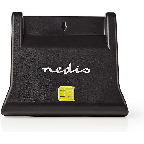 Nedis USB Smartcard bureaumodel cardreader met USB-A connector - USB2.0 (Windows, Mac OS en Linux)