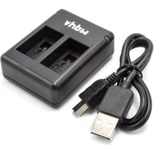VHBW Camera duo acculader compatibel met Garmin VIRB 360° accu