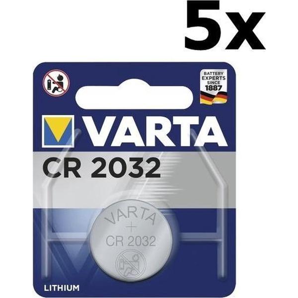 5 Stuks - Varta CR2032 230mAh 3V Professional Electronics Lithium batterij