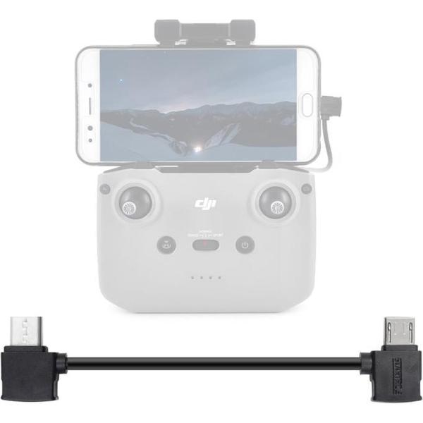 STARTRC Voor DJI Mavic Air 2 Type-C / USB-C naar Micro USB Dual-way transmissiegegevens Speciale verbindingskabel, lengte: 16 cm (zwart)