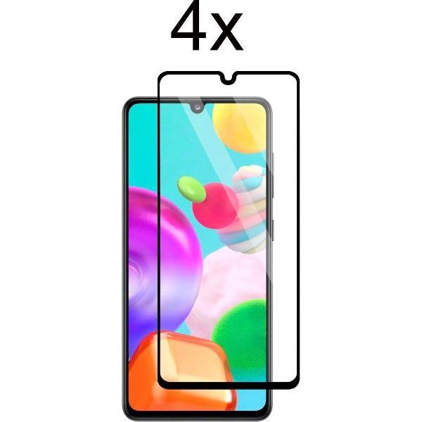 Samsung a41 screenprotector - Beschermglas Samsung galaxy a41 screen protector glas - screenprotector Samsung a41 - Full cover - 4 stuks