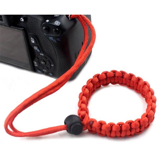 Camera polsband| Camerariem|Camerastrap|Cabantis|Rood