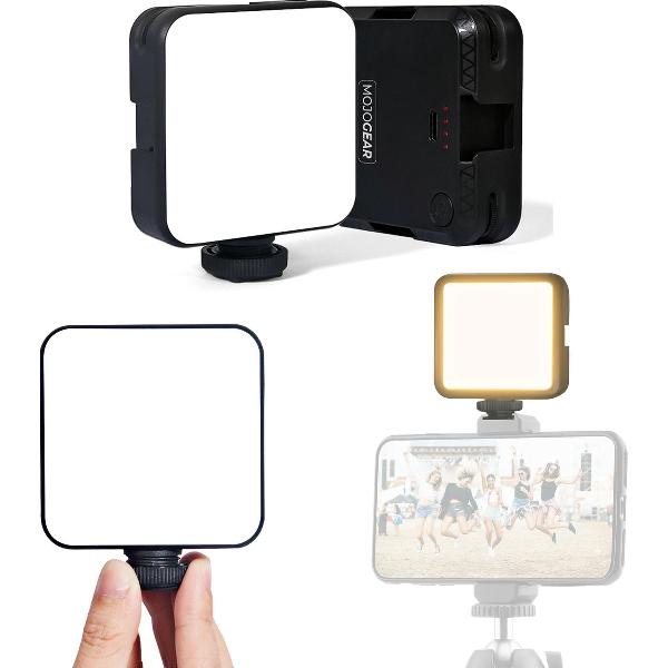 MOJOGEAR W64 Multi Color Mini LED-lamp voor smartphone en camera