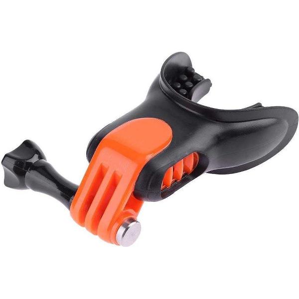 Mond Houder / Mouth Mount / Bitje - Type: MV1 (GoPro / SJCAM / Denver / Rollei)