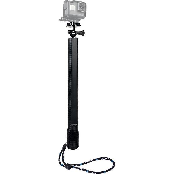 PULUZ Waterdichte aluminium uitschuifbare handheld Selfie Stick Monopod met Quick Release Base & Long Screw & Lanyard voor DJI Osmo Action, GoPro NIEUWE HERO / HERO7 / 6/5/5 sessie / 4 sessie / 4/3 + / 3/2/1 en Andere actiecamera's, lengte: 38-97 cm