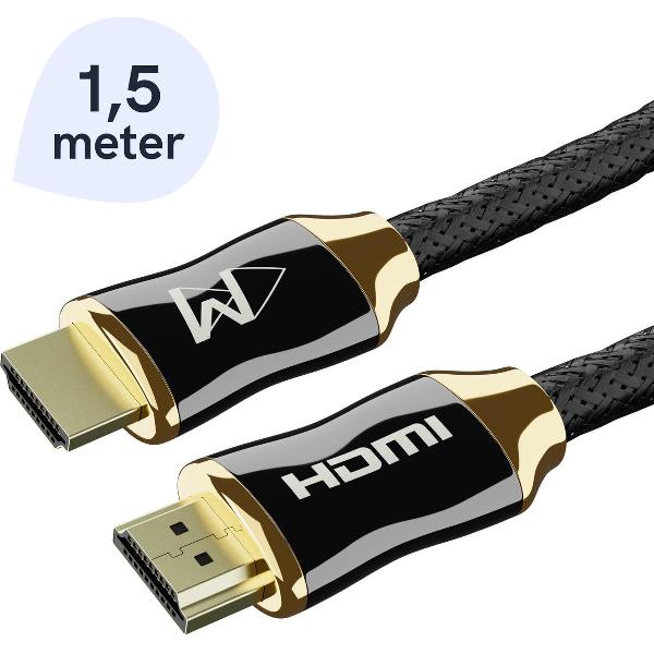 HDMI Kabel 2.0 1.5 Meter 4K Smart TV Monitor Laptop DVD Tablet – Ipad – Samsung – LG TV – Playstation 5 – PS4 – Xbox Series X – Beamer- Wilsem®