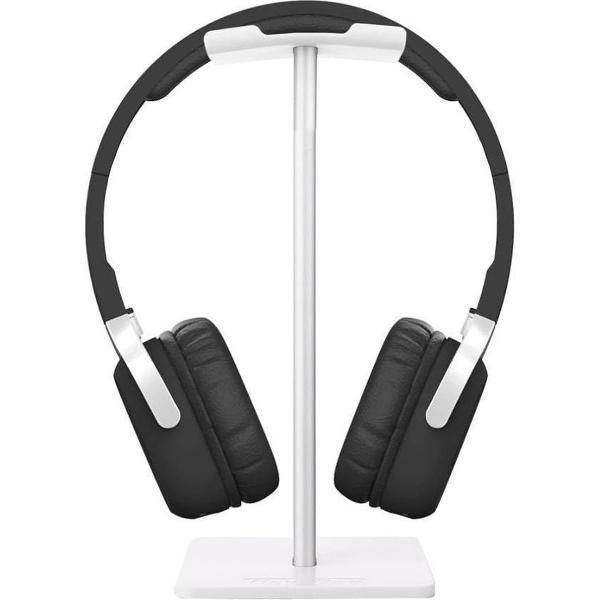 Staande Headset Houder Wit - Koptelefoon Houder - Hoofdtelefoon Stand / Standaard - Headphones Stand White