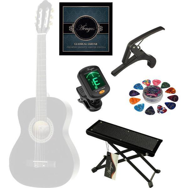 Áengus accessoires set voor Klassieke Gitaar, uitgebreid