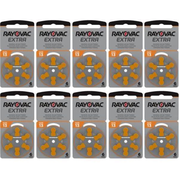 Rayovac Extra Hoorbatterijen 13 Oranje 60 pack