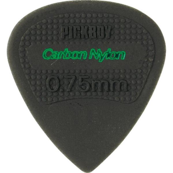 Pickboy Edge carbon nylon 6-pack plectrum 0.75 mm