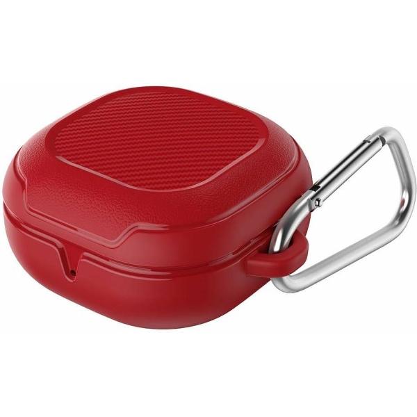 Case Cover Voor Samsung Galaxy Buds Pro / Samsung Galaxy Buds Live - Kunststof Rood | Watchbands-shop.nl