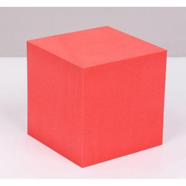 8 STKS Geometrische Kubus Foto Rekwisieten Decoratieve Ornamenten Fotografie Platform, Kleur: Groot Rood Vierkant