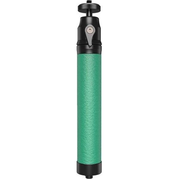 Originele Xiaomi Youpin SEABIRD intrekbare lederen handgreep Luchtvaart Aluminium 4K sportcamera Selfiestick met rubberen draagriem (groen)