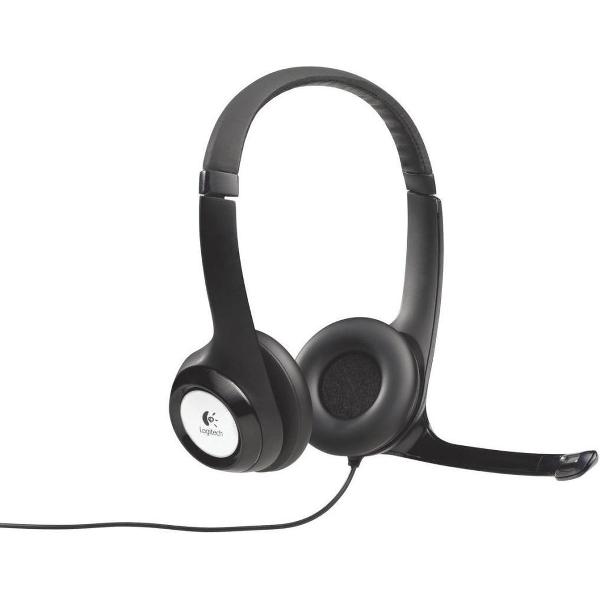 Logitech LGT-H390 Headset On-ear Usb Bedraad Ingebouwde Microfoon Zwart
