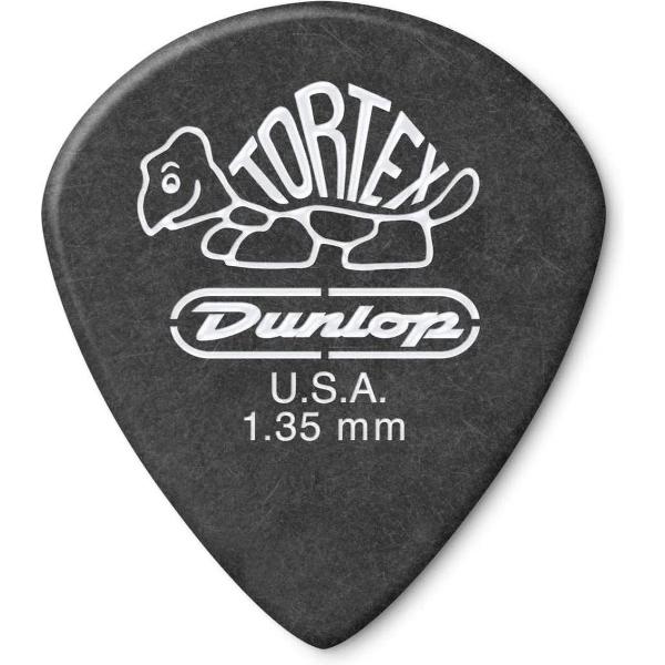 Dunlop Pitch Black Jazz III Pick 1.35 mm 6-pack plectrum