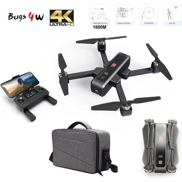 MJX B4W drone - 4k camera - gps - opberg tas - 1600m