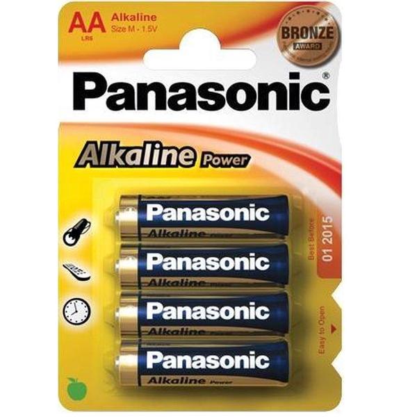 Panasonic Batterijen Type AA |10 blisters van 4 batterijen | 40 totaal