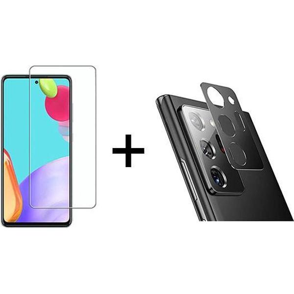 Beschermglas Samsung A71 Screenprotector 1 stuk - Samsung Galaxy A71 Screenprotector Glas - Samsung A71 Screen Protector Camera - 1 stuk