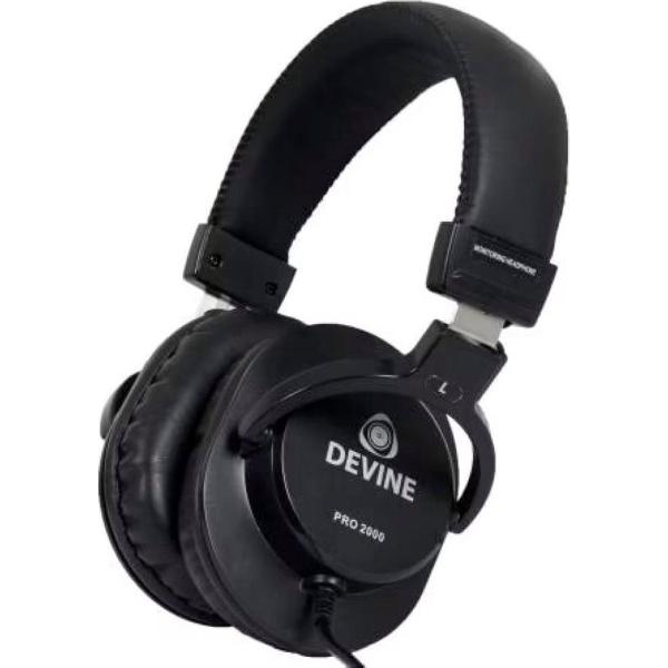 Devine PRO 2000 Hoge kwaliteit hoofdtelefoon koptelefoon headset voor DJ en muziek instrumenten piano keyboard