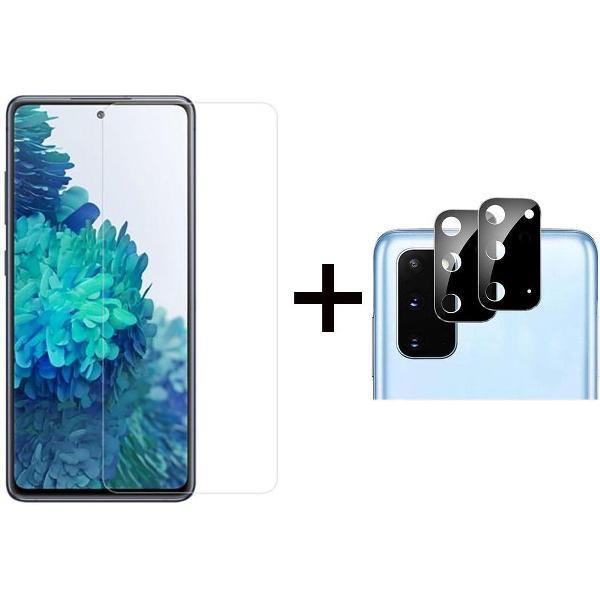 Beschermglas Samsung S20 FE screenprotector 1 stuk - Samsung Galaxy S20 FE screen protector camera lens - 1 stuk - Samsung Galaxy S20 FE screenprotector glas
