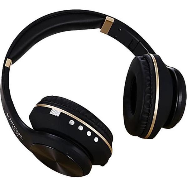 BK-22 Draadloze Bluetooth Oortelefoon Headset Stereo Hoofdtelefoon Met Microfoon/Tf-kaart Voor Mobiele Telefoon iPhone / samsung / smartphone - zwart