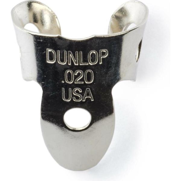 Dunlop RVS vingerplectrum 3-Pack 0.020 plectrum