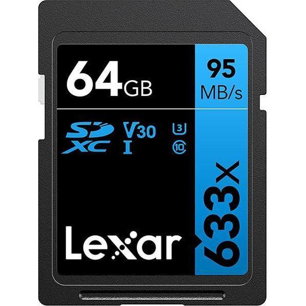 Lexar Professional 633x SDHC 64GB - 95 MB/s UHS-I