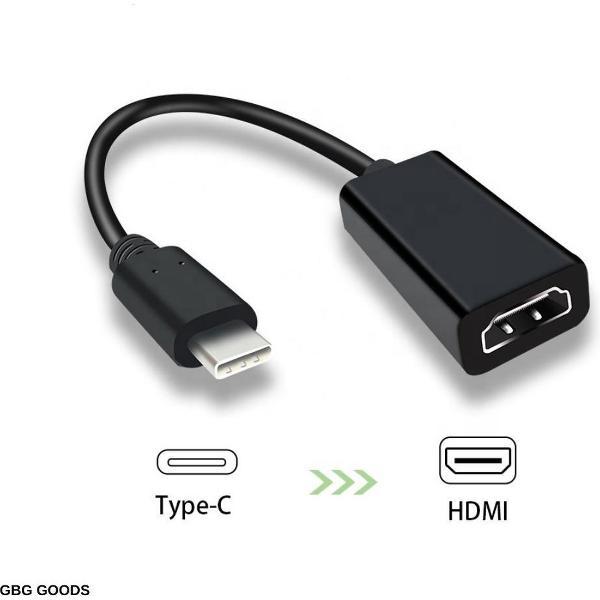 GBG USB C naar HDMI Adapter | 4K Type-c to HDMI converter | Geschikt voor Apple MacBook Air en Pro | Geschikt voor Samsung