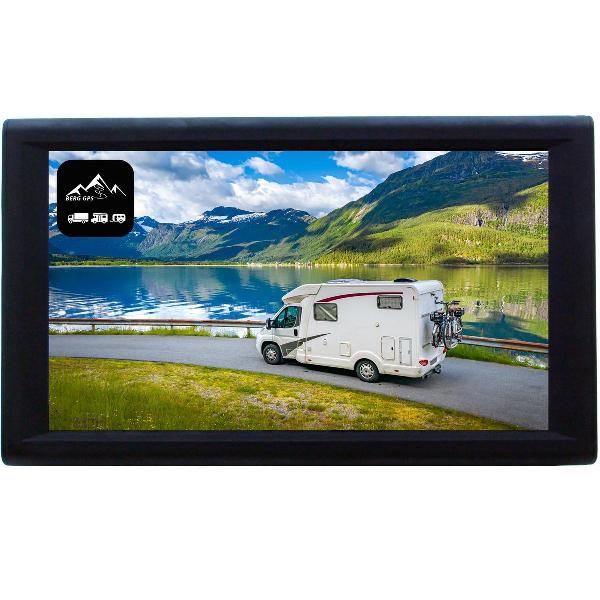 BergGPS - 9-inch - CamperNavigatie - Verkeersinformatie - DashCam - Wifi - Camperplaatsen / APPS - Europa