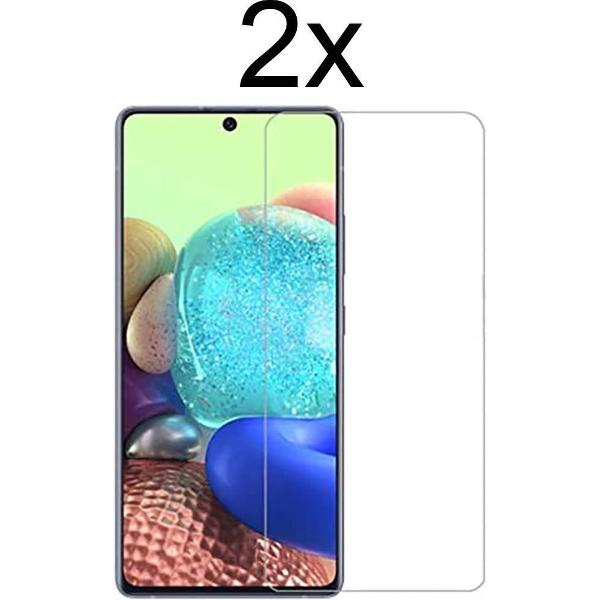 Samsung A71 Screenprotector - Samsung Galaxy A71 Screen Protector Glas - 2 stuks