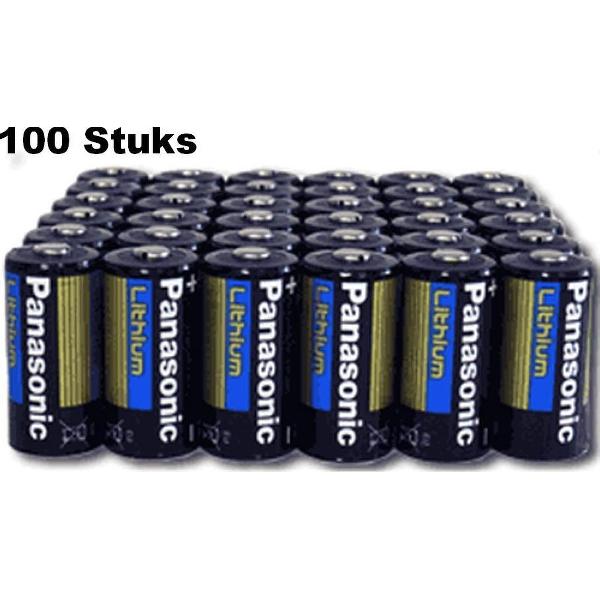 100 Stuks - CR123A Panasonic Industrial