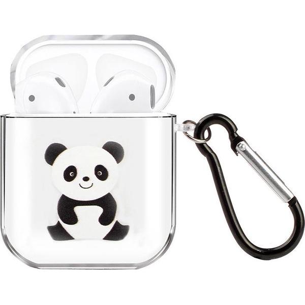 By Qubix - AirPods 1/2 hoesje Painting series - hard case - panda - Schokbestendig - AirPods hoesjes