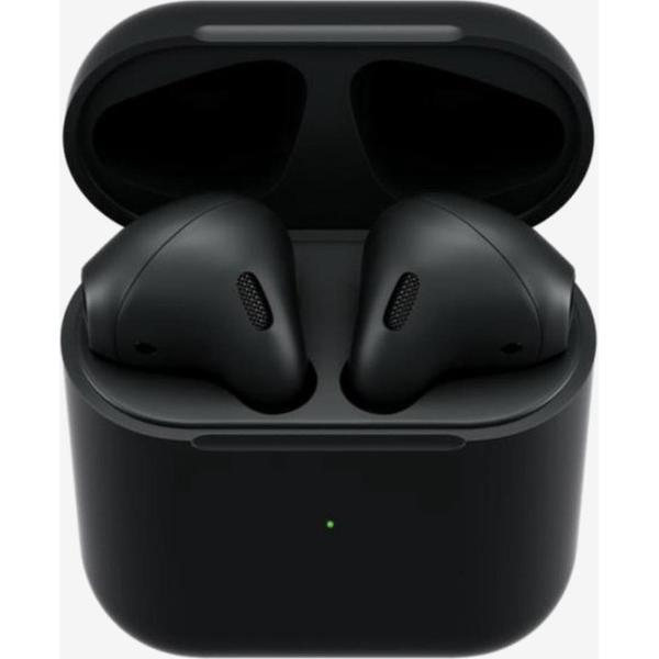 Draadloze Oordopjes - Earpods - Matzwart - Earbuds - Oordoppen - Bluetooth Oortjes - Met Oplaadcase - Geschikt Voor Alle Smartphones - Oplaadbare case - Touchcontrol - Matzwart + Gratis Nano Stof Mondmasker erbij