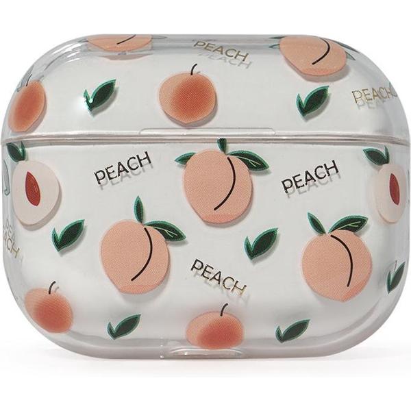 Coverz AirPods pro hoesje Peach - AirPods pro hard case