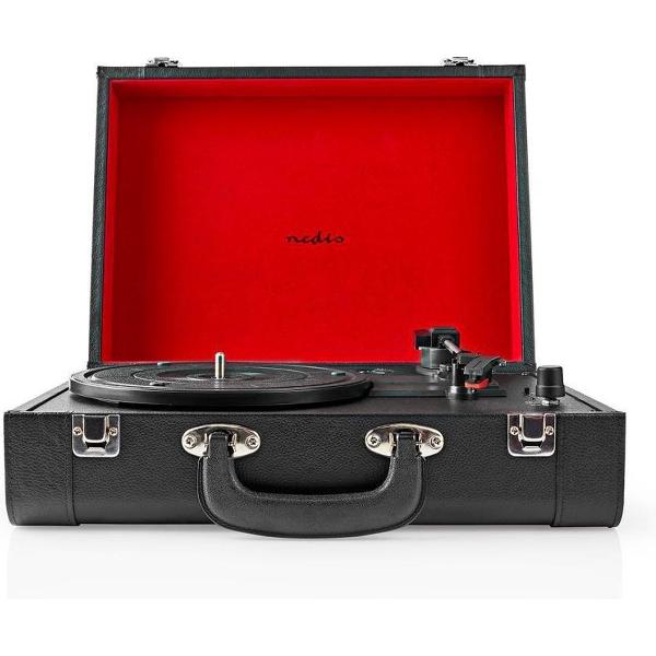 Nedis TURN210BK Platenspeler 18 W Koffer Zwart