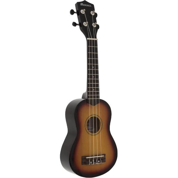 DIMAVERY UK-200 ukelele muziekinstrument, soprano, sunburst