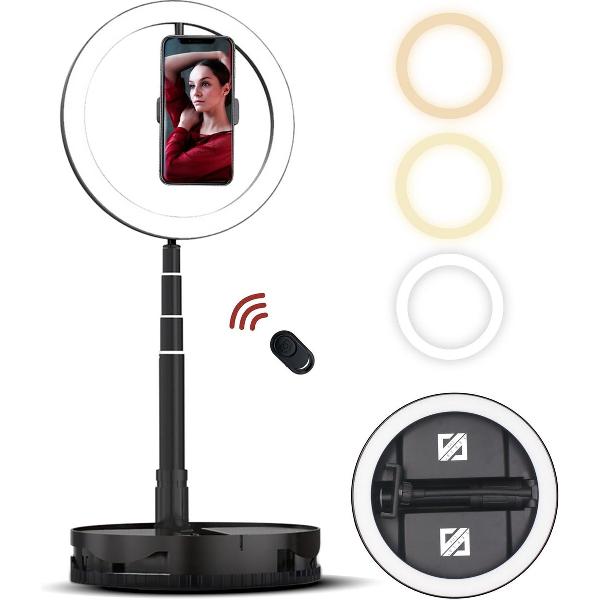 SEFID® LED Ringlamp - Tiktok ringlight - Ring lamp - Studiolamp / Daglichtlamp studio & make up light UFO1