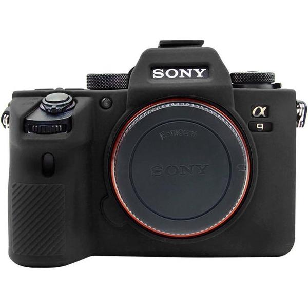 PULUZ zachte siliconen beschermhoes voor Sony A9 (ILCE-9) / A7 III / A7R III (zwart)