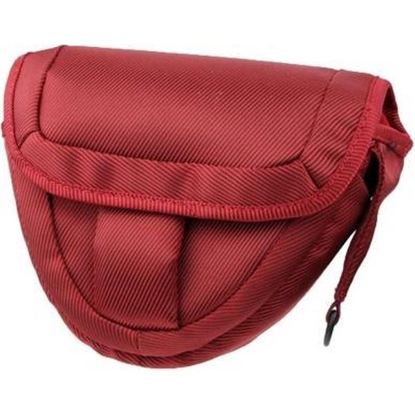 Draagbare digitale camera stoffen tas met riem, maat: 21 x 8 x 16,5 cm (Scarlet Red)
