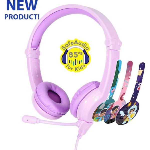 BuddyPhones Galaxy Headset Hoofdband Paars