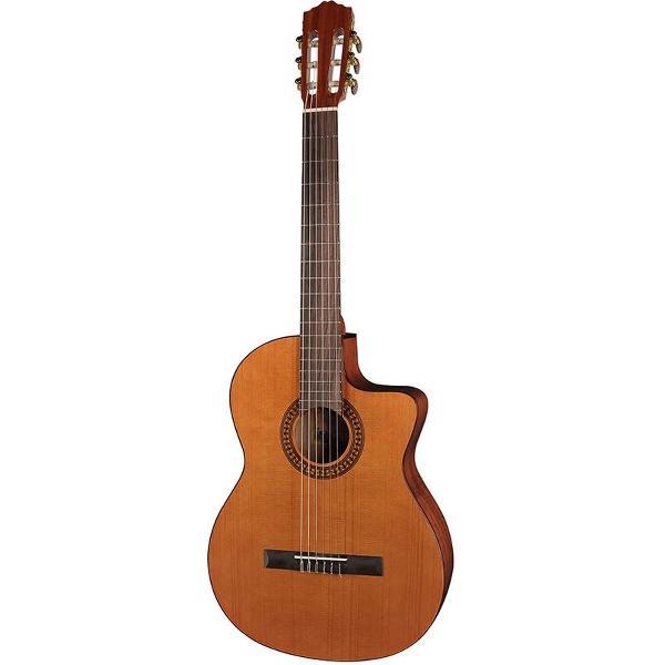 Salvador Cortez CC-22CE klassieke gitaar met massief bovenblad en Fishman versterkingselement