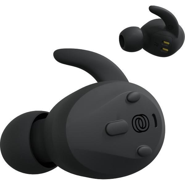 Thone TW2 draadloze oordopjes - draadloze oortjes in ear met oplaadcase - tot 36 uur afspeeltijd - Zwart