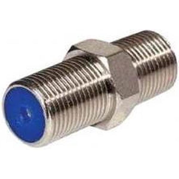 Antenne koppelstuk F female - female 1 stuk metaal