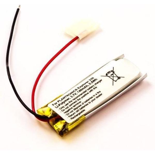 Battery PLANTRONICS Explorer 330, Li-Polymer, 3,7V, 140mAh, 0,5Wh