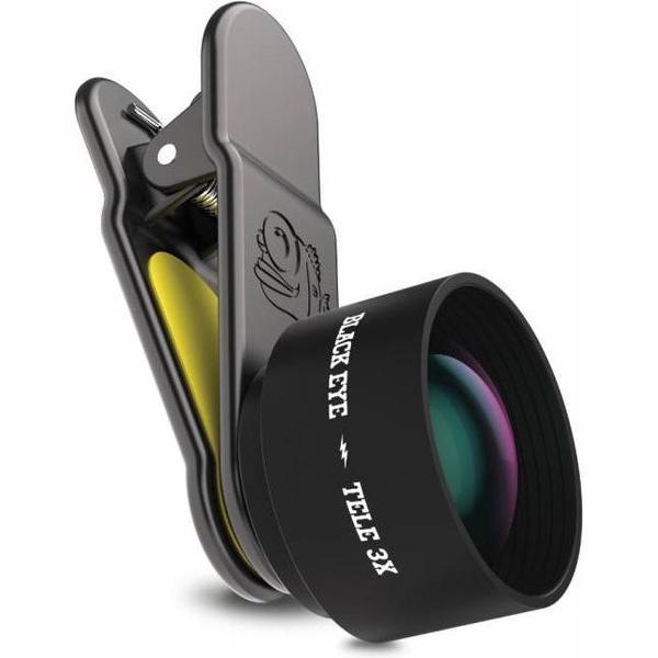 Zwarte Tele 3X Smartphone Lens
