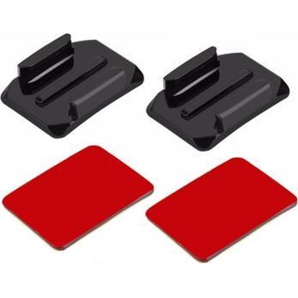 1 Set = 4 Delen – Go Pro Sticker – Gebogen Bevestings Set – Zelfklevende – 3M Stickers – Plakken – Adhesive Mount Set – Curved – GoPro Accessoires – EPIN 3D