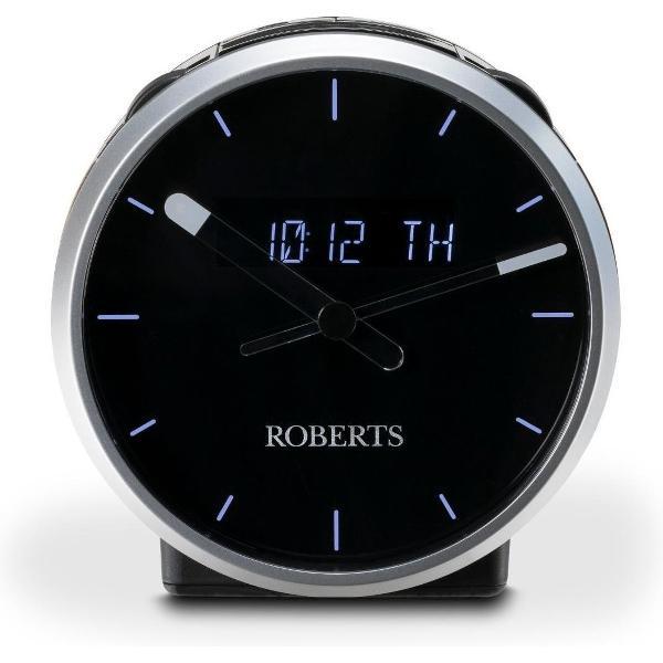 Roberts Radio Ortus Time Klok Analoog & digitaal Zwart, Bruin radio