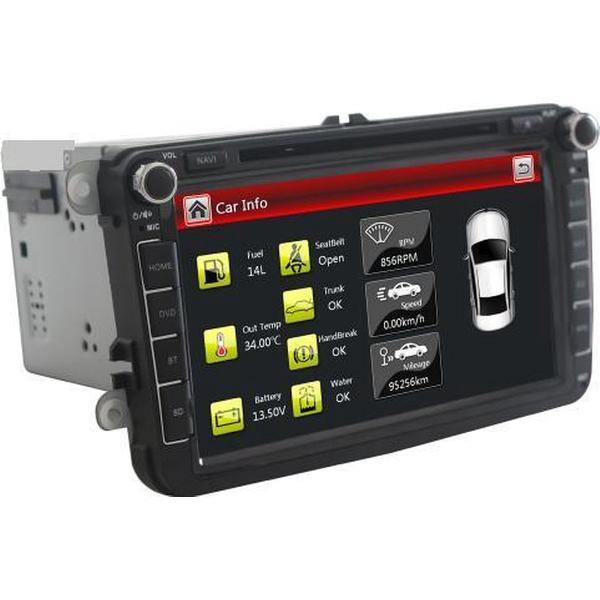 Radio Navigatie 8 inch Gps Bluetooth usb VW Golf Seat, Skoda en Volkswagen rns 510 pasvorm