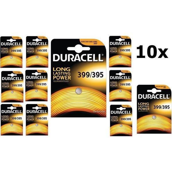 10 Stuks - Duracell 399-395/G7/SR927W 1.5V 52mAh knoopcel batterij